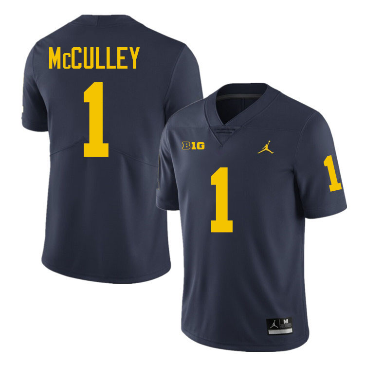 Donaven McCulley Michigan Jersey,Michigan Wolverines #1 Donaven McCulley College Football Jersey Youth-Navy